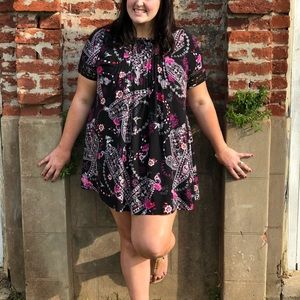 Floral mini dress